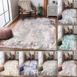 Abstract Pattern Rug Modern Area Carpet Bedroom Living Room Hallway Runner