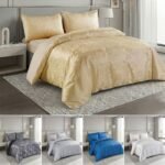 Jacquard Duvet Cover Set Luxury Bedding Paisly Quilt Cover with Pillowcases