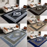 Oriental Area Rug Traditional Living Room Rug Non Slip Bedroom Large Floor Carpet Rug